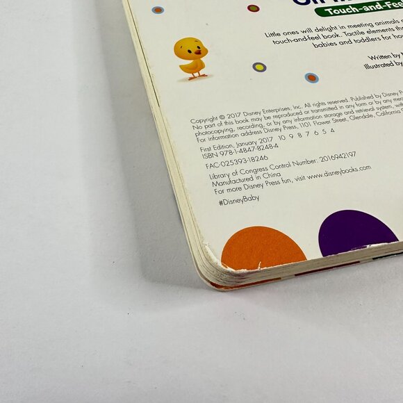 2/$6 Disney On the Farm Touch-and-Feel book (Board Book) - Picture 4 of 12